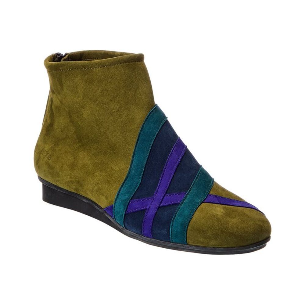 Arche Nistri Leather Bootie, Green